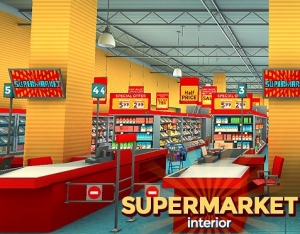 unity3d̳ڲģ Supermarket Interior