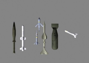 导弹3d模型