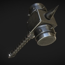 The Mighty Mallet - Steel Warhammer - Weapon ս