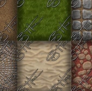 Hand Painted Textures - Ground Pack 1ֻ