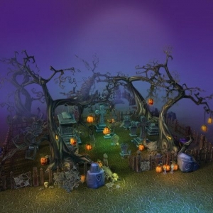 Halloween Cemetery Set 1.0 - ʥĹ԰ͨ񳡾