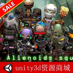 unity3dģͰ3DRT-Alienoids Squad Pack 1.0