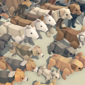 unity3d-Simple Dogs - Cartoon Animals-򵥵忨ͨ鶯ɫ