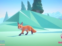 Unity3d Poly Art: Fox 1.5 ͨ궯ģͺ＾
