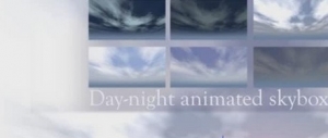 unity3d24СʱսűAnimated day-night skybox 0.2