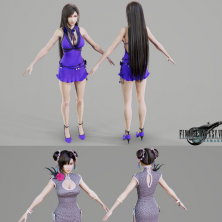 最终幻想7重置版角色模型合集