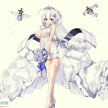 Tda HMS illustrious wedding dress  Ver1.00 [Silver]