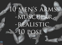 超干货！用3D告诉你，男性躯干动态下的肌肉变化丨俄罗斯3D设计师Grigory Rudenko