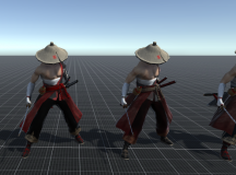 [Unity3D]Arashi Character 1.0 带动作武士模型