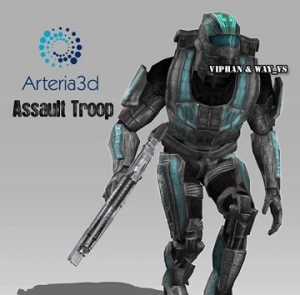 unity3d Ϸģ Arteria - 3D Assault Trooper ƻʿ 
