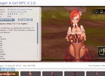 134/300 unity3d Ϸģ Villager A Girl NPC 췢Ů v1.5
