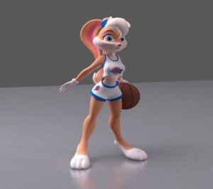 篮球小宝贝卡通兔 　３ｄ模型 免费