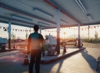 һ· С վ Desert gas station