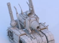 [3D资源] 合金弹头坦克，6万面白模