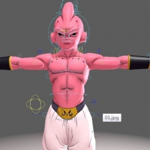 Dragon's Ball Z - Kid Buu Rig full rigged with textures
