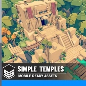 Unity3DģSimple Temples - Cartoon Assetsͨģ