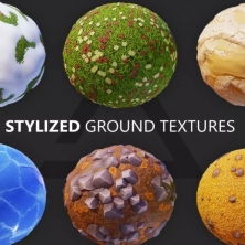 Stylized Ground Textures PBR Substance Designerررͼ