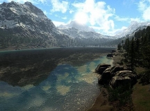 unity3d游戏美术素材资源 高质量三维场景模型自然水和水下效果